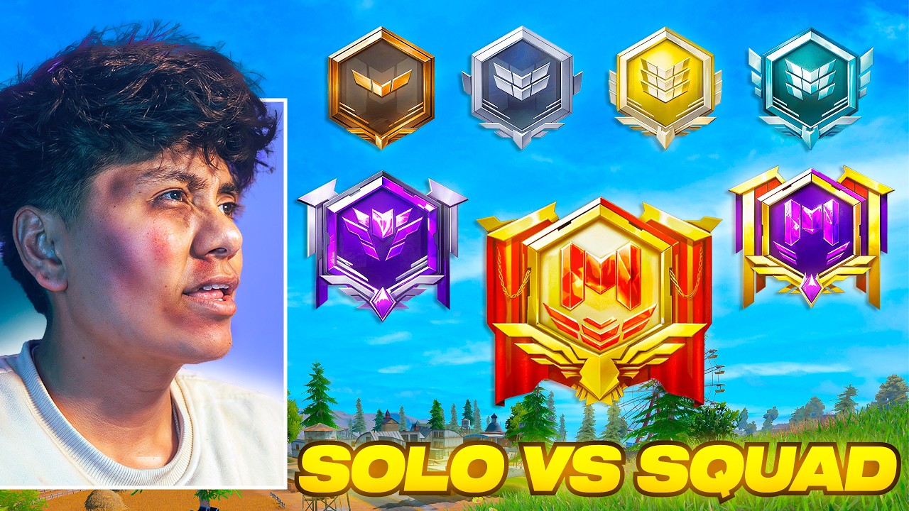 LLEGUÉ a leyenda en BR en SOLO vs SQUAD (no lo vuevo a hacer 🤕) | COD mobile