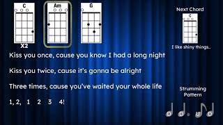 Paper Rings - Taylor Swift (Ukulele Play Along with Chords and Lyrics)