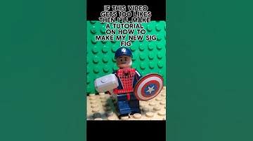 If this VIDEO gets 100 LIKES then I will make a TUTORIAL on how to MAKE my NEW SIG FIG! #new #lego