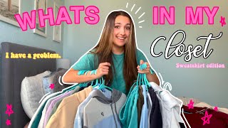 What&#39;s in my closet // SWEATSHIRT COLLECTION 2021