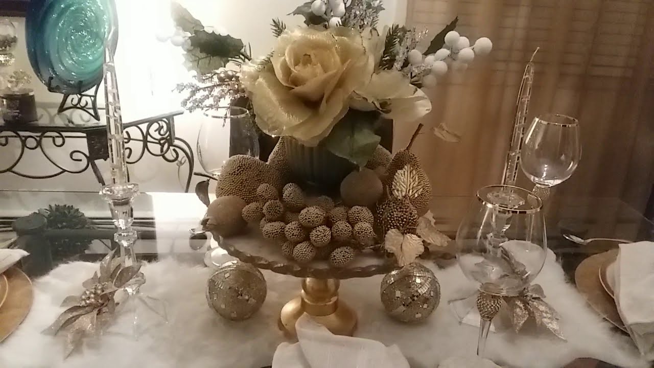 Vlogmas day 19/Christmas Tablescape 2018