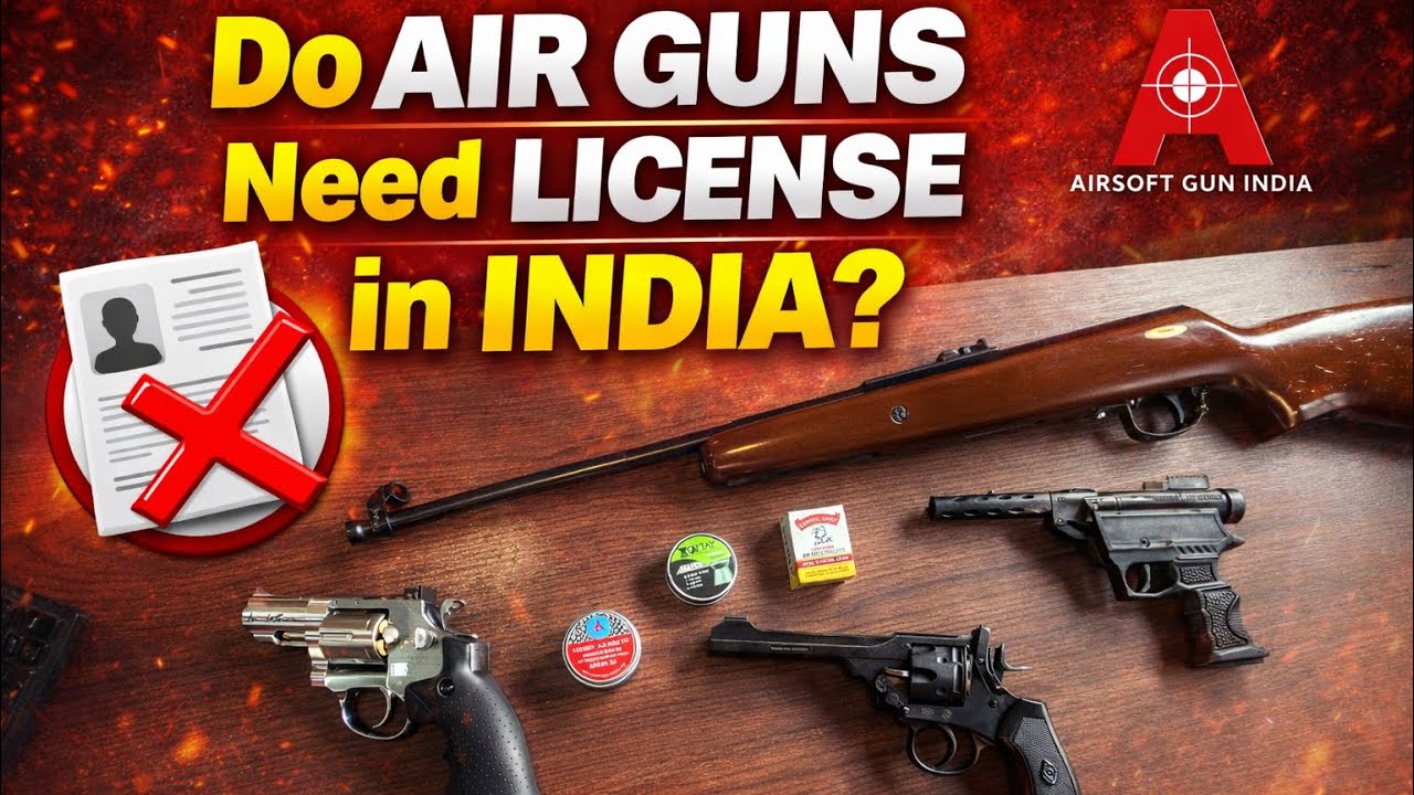 Do Air Guns Need License in India? | Air Gun Rules Explained (2025) | Legal Guide