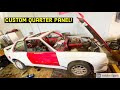 Fabricating a custom quarter panel on our E30 M3 project car!