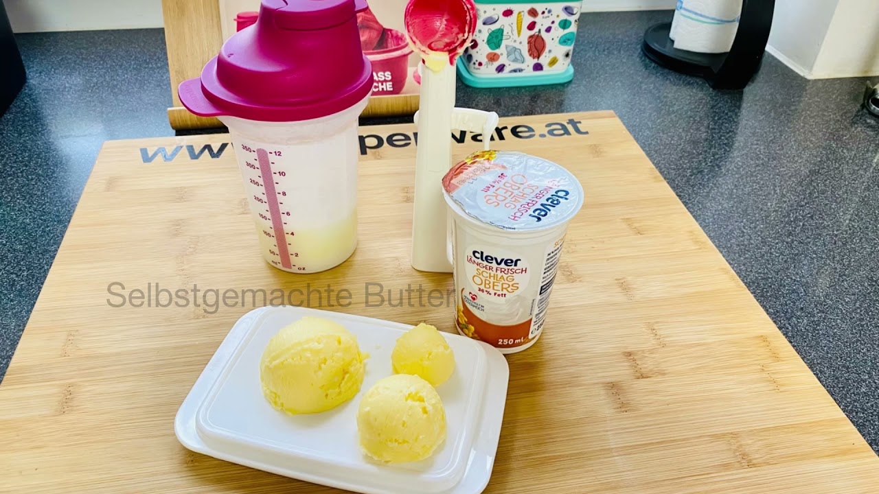 Selbstgemachte Butter - YouTube Selbstgemachte Butter - YouTube
