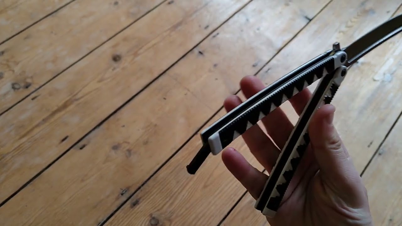 Butterfly Knife - wish.com (very sharp) 😮