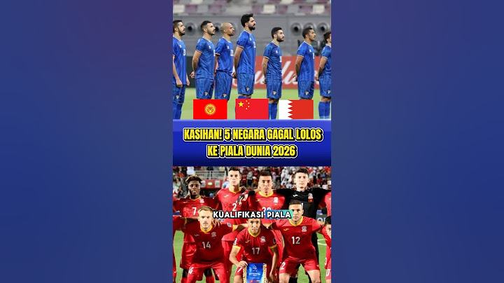 WADUH! 5 NEGARA ASIA GAGAL LOLOS KE PIALA DUNIA 2026