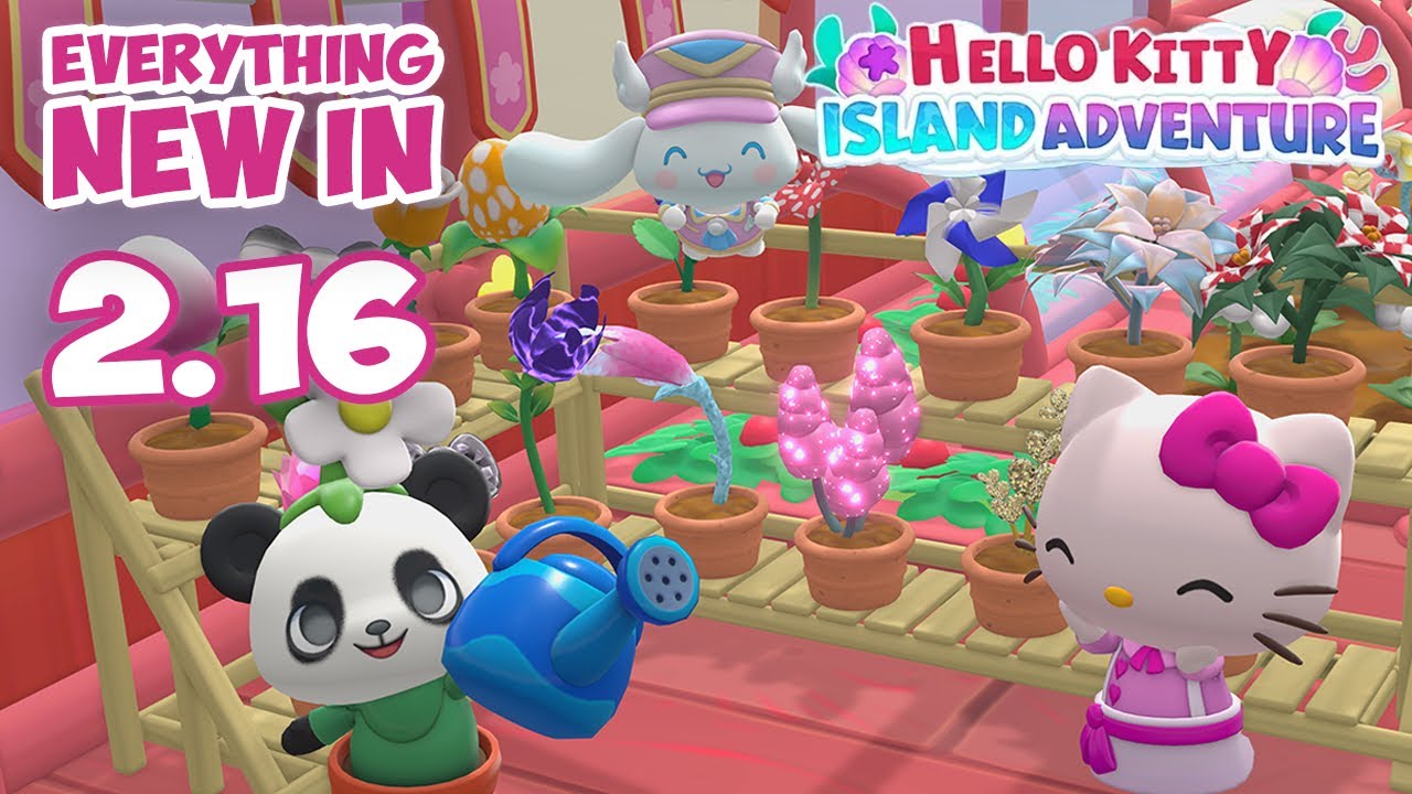 Everything new in 2.16: Extremophile in the Greenhouse - Hello Kitty Island Adventure