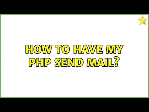 Ubuntu: How to have my PHP Send mail?