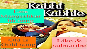 #kabhikabhimeredilmein #oldisgoldsongs #latamangeshkar #mukeshsuperhitsongs #superhitsong lata old
