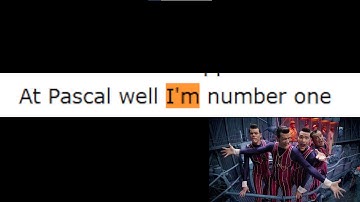 White & Nerdy But Every Time  A Word Is Repeated It Loops