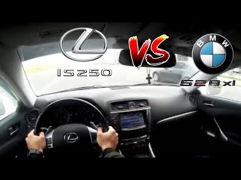 Lexus IS250 XE20 AT6 vs BMW 528Xi E60 AT6