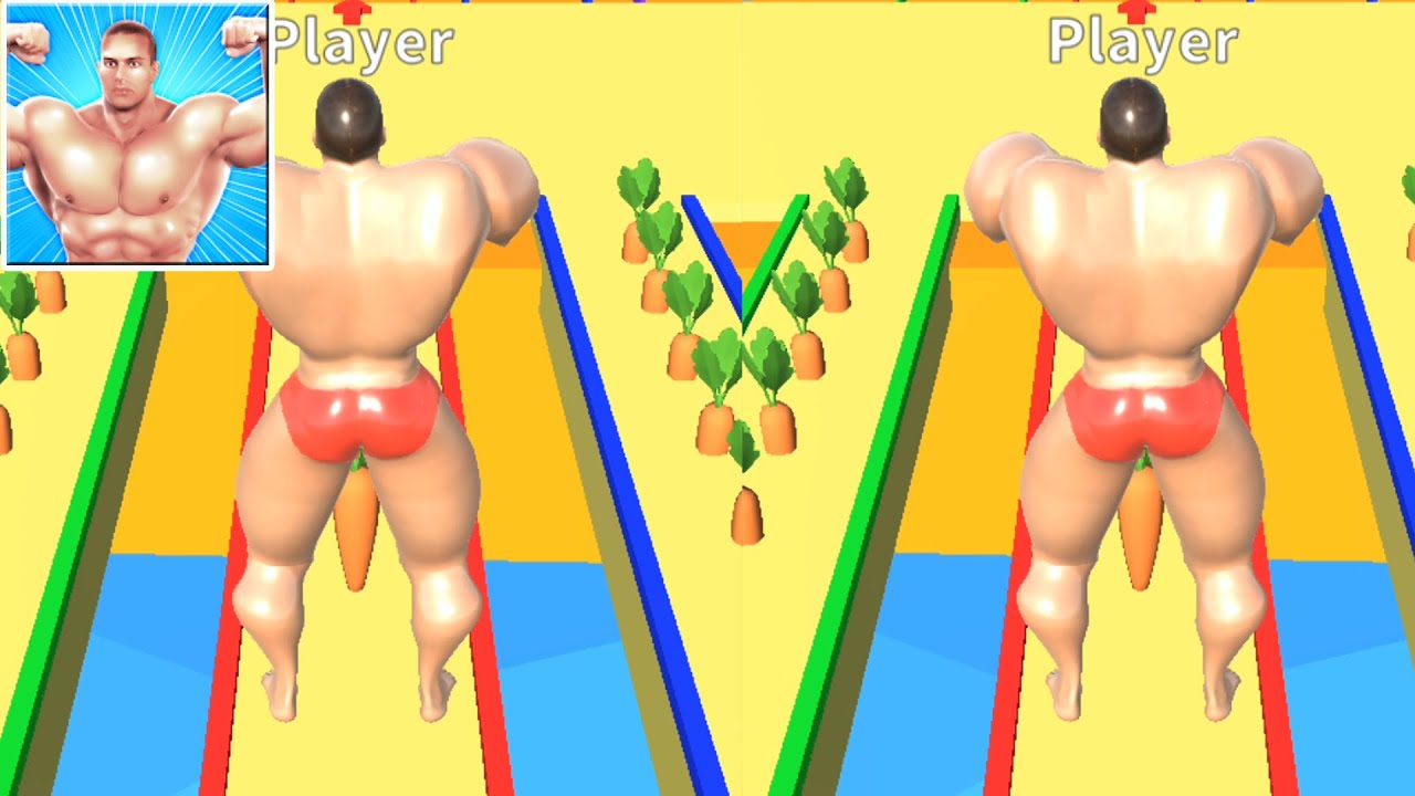 Muscle Race 3D (IOS, Android) New update Gameplay All Levels (Level 3)