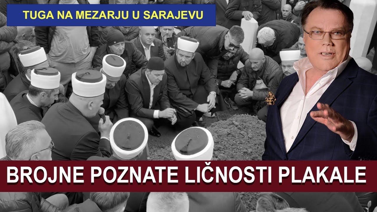 HALID BESLIC DZENAZA I UCENJE - TUGA I PLAC NA MEZARJU U SARAJEVU TOKOM ISPRACAJA HALIDA