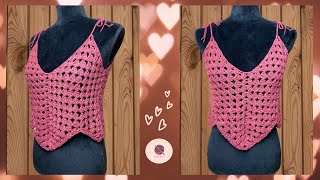 BLUZA ZIG ZAG EN UNA SOLA PIEZA A CROCHET