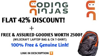 Coding Ninjas Referral Coupons| Coding Ninjas Goodies worth 2500| Coding Ninjas Maximum Discount 42%
