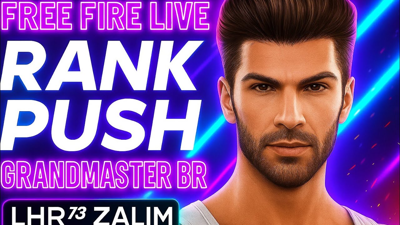 FREE FIRE LIVE RANK PUSH GRANDMASTER BR | LHR⁷³ ZALIM - YouTube