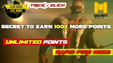 Secret Trick/Glich To Earn Unlimited Points in Rapid Fire CLANWAR Node |#codmtricks