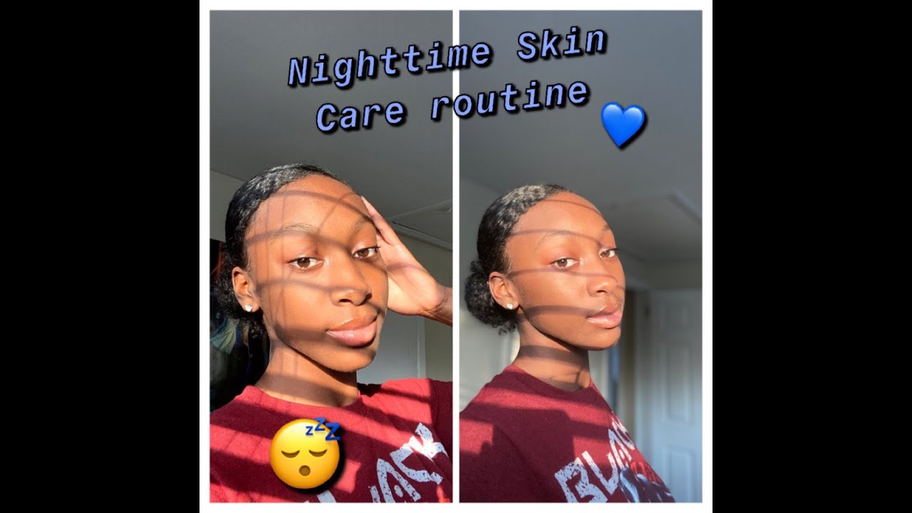 Nighttime Skin Care Routine😴*I burned my eyes*