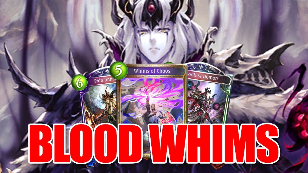 【SHADOWVERSE】Bloodcraft is The Best Whims of Chaos Class!! Cross Craft Format. OoS