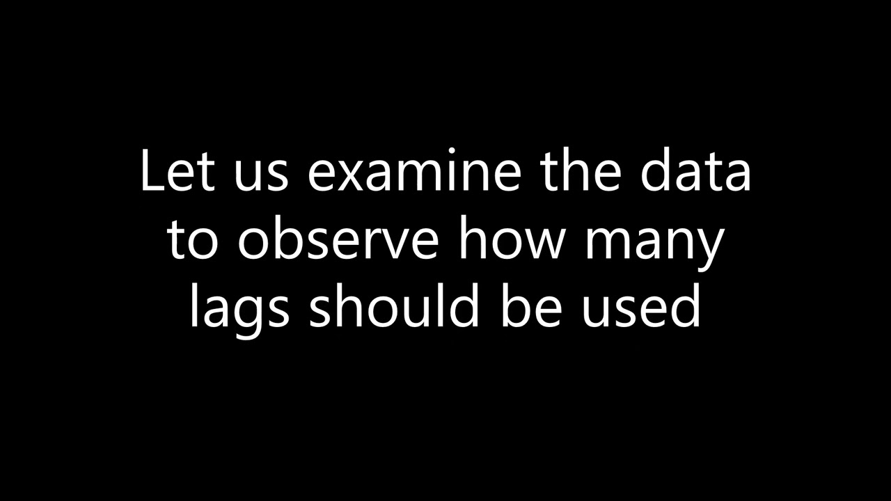Lagged Variables In Time Series YouTube Lagged Variables In Time Series YouTube