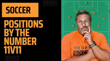 Soccer Positions By The Numbers On A 11v11 Field