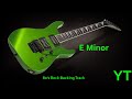 80s Rock Guitar Backing Track E Minor