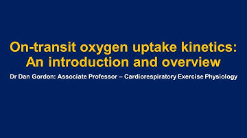 On-transit Oxygen Uptake Kinetics: An introduction and overview