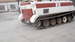 RV Suspension system test on M113 armoured vehicle