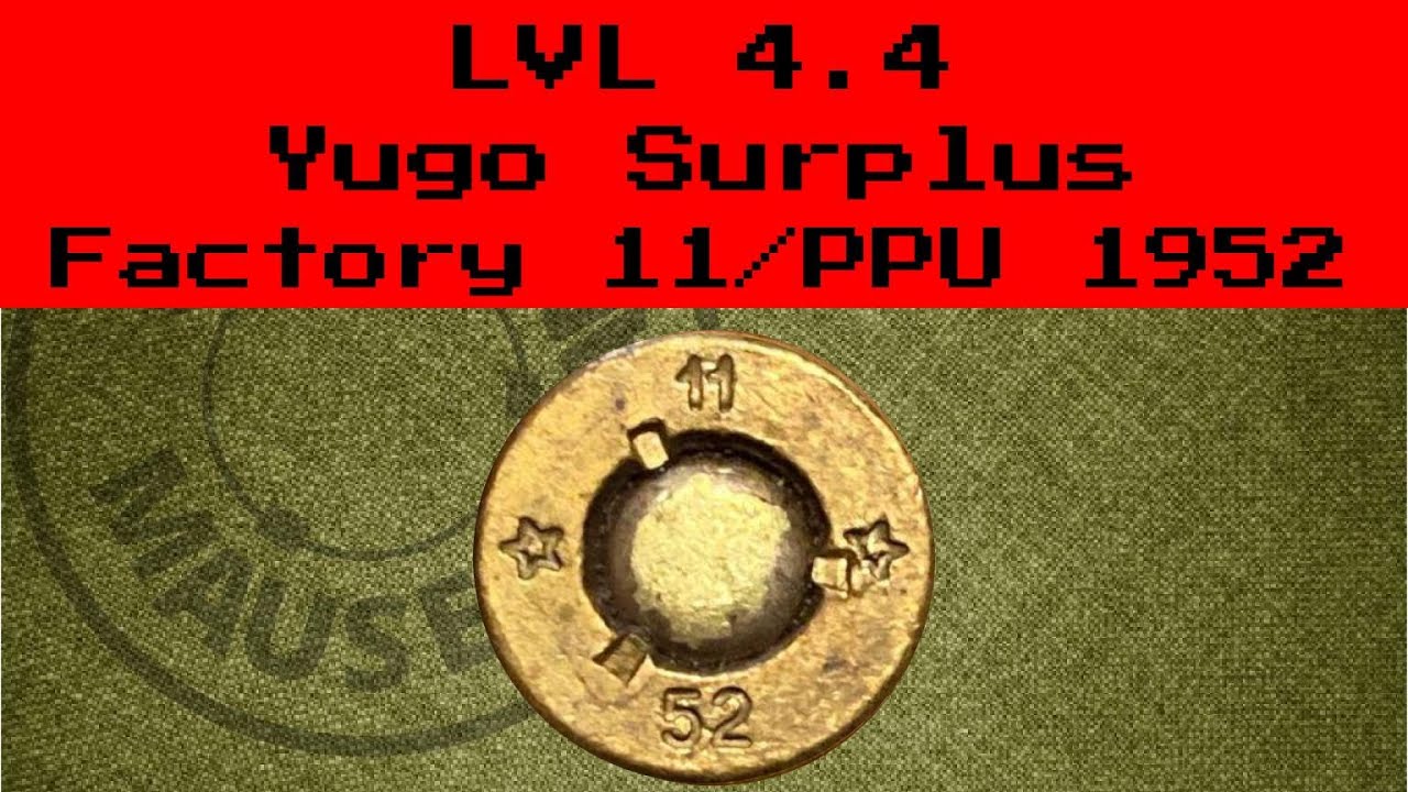 Surplus 8mm Ammo Review: Yugoslavian (1952-Factory 11) - YouTube