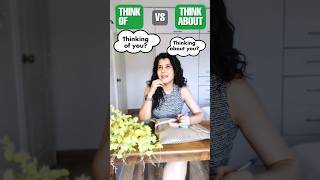 Think Of Vs Think About | Improve Your English #Shorts #LearnEnglish #English #ChetChat #ashortaday