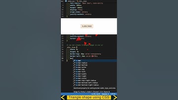 triangle shape using CSS