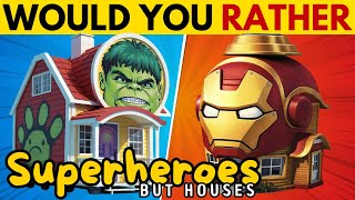 Superhero Version of Helicopter 🦸🦸‍♂️, spiderman, thor, hulk, thanos | Would You Rather..? hero quiz