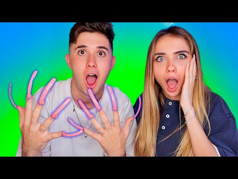 LE PUSE UÑAS GIGANTES A MI NOVIO