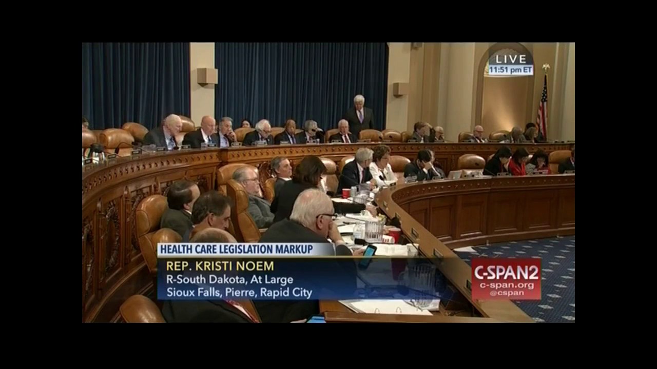 Noem Urges Support for Her Health Insurance Tax Repeal during Obamacare