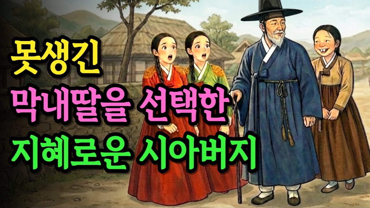 못생긴 막내딸을 선택한 부자 시아버지, 그 이유는? | 야담 옛날이야기 오디오북 수면동화 전설 민담