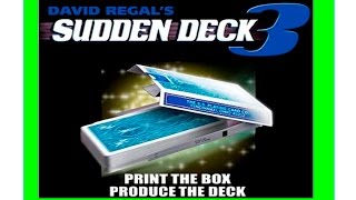 Sudden deck 3 by David Regal. N / Revelado