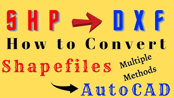 Convert Shapefiles to CAD (SHP to DWG/DXF) |Shapefiles to AutoCAD |SHP to AutoCAD QGIS |SHP to CAD.