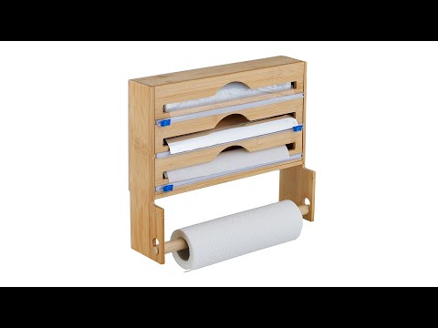 Dispenser Da Parete Per Pellicola Alimentare – Tagliapellicola In ABS, 35,8x6,5x18,4 Cm, Per Cucina E Ristorazione