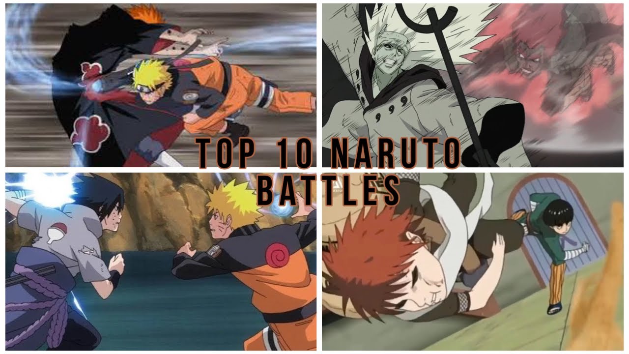 Top 10 Naruto Battles YouTube