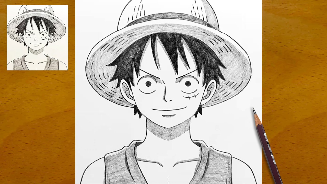 How to Draw Luffy Step by Step | Easy One Piece Drawing - YouTube
