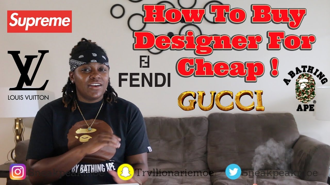 How To Buy The BEST DESIGNER Clothing for CHEAP! (Gucci, True Religion, Giuseppe, Off-White, etc )