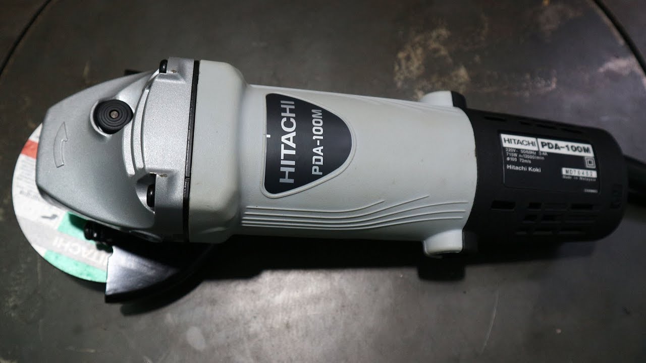 Unboxing Angle Grinder HITACHI PDA100M YouTube