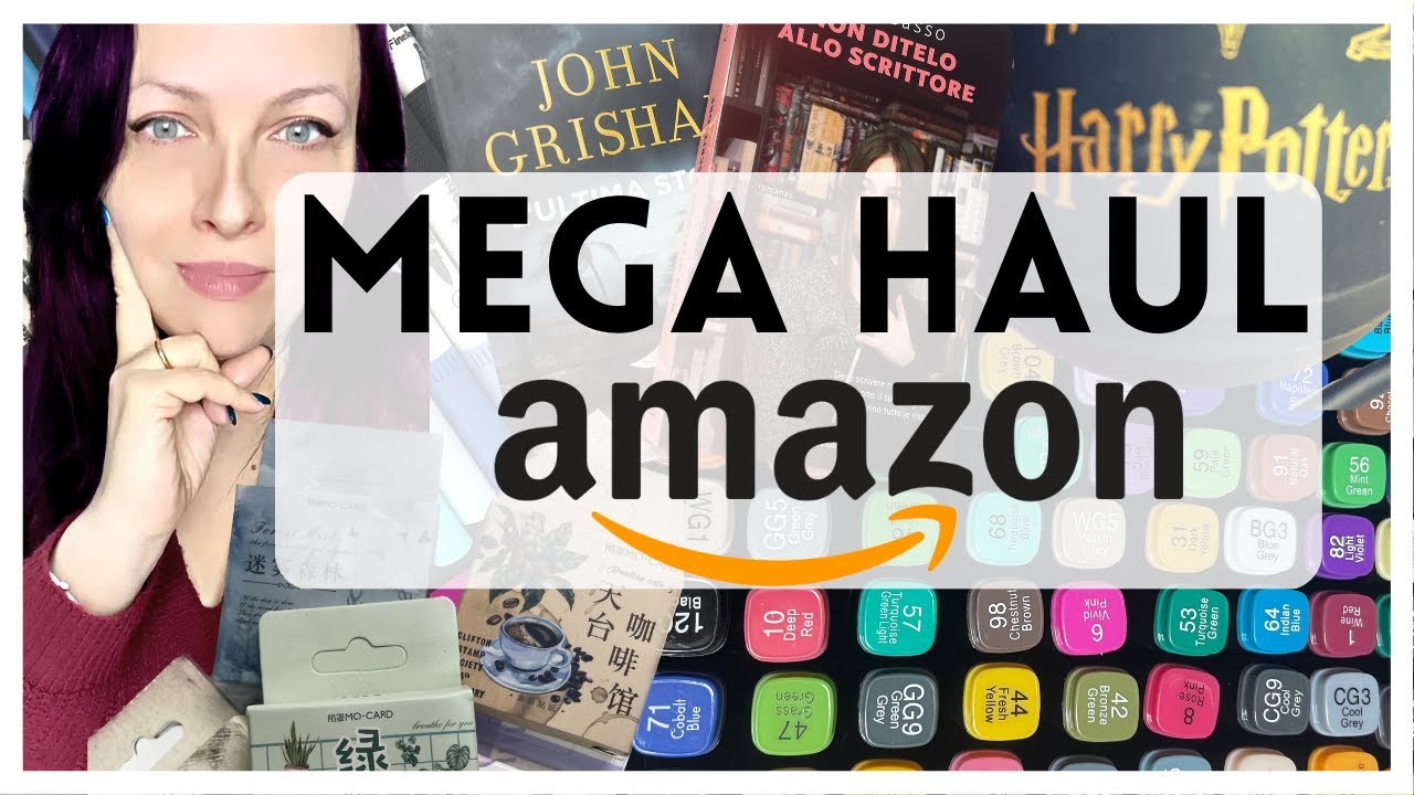 MEGA HAUL AMAZON Cancelleria, scrapbooking, libri e altro 😍 tutti i regali che ho ricevuto🎁 HAUL ITA