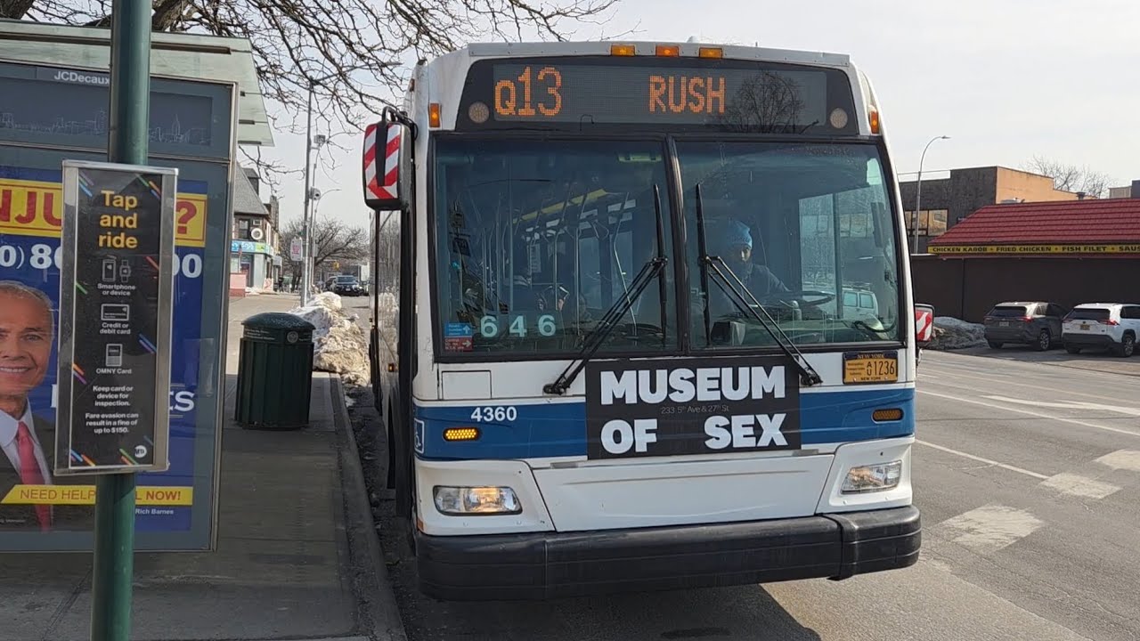 MTA NYCT: 2009 Orion VII NG HEV #4360 on the Q13 @ Northern Blvd