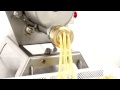Souschef pasta extruder and monosfoglia single sheet ravioli system