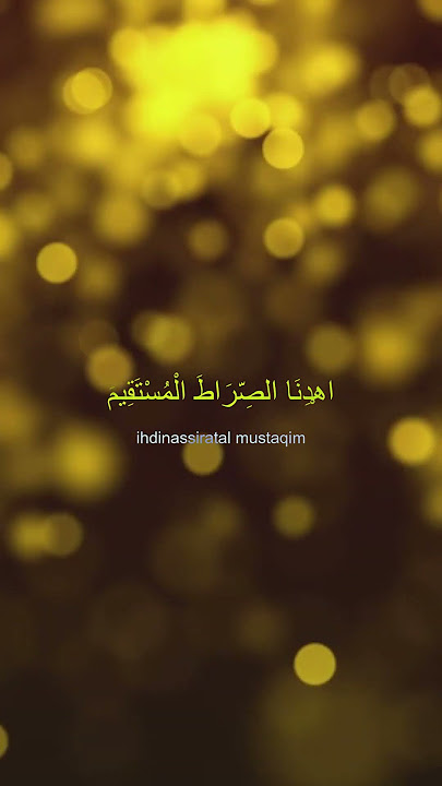 Al Quran Surah Al Fatihah Ayat 1 - 7