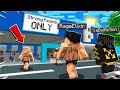 We Went UNDERCOVER to a STRONG People ONLY Gym.. (Minecraft)