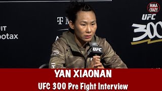 Yan Xiaonan talks China vs China against Weili Zhang at UFC 300