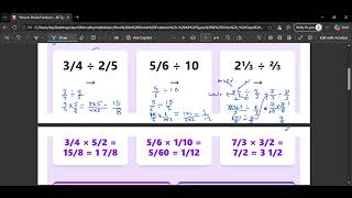 How to Divide Fractions – All Types &amp; Tricks   Class 6–10 pdf   Personal   Microsoft​ Edge 2026 04 2