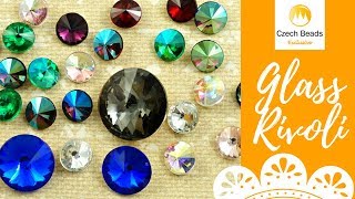 RIVOLI Czech Glass Chaton Rhinestones Stones - Swarovski Style - New Arrivals